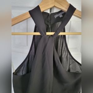 Black Choker neck blouse